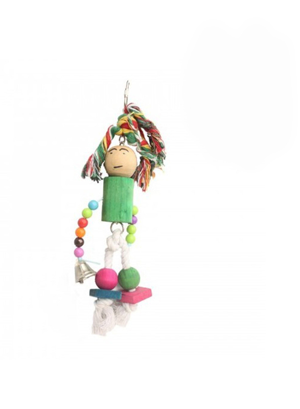 Pado IN:431 Natural Bird Toy Body Shape Cube Rope Plastic Bell, Small, Multicolour
Pado IN:431 Natural Bird Toy Body Shape Cube Rope Plastic Bell, Small, Multicolour