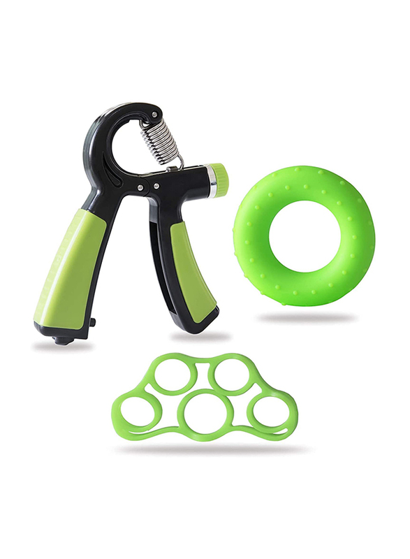Ultimax Boxing Speed Bag 3 in 1 Hand Grip Set with Adjustable Resistance Hand Gripper, Green
Ultimax Boxing Speed Bag 3 in 1 Hand Grip Set with Adjustable Resistance Hand Gripper, Green
