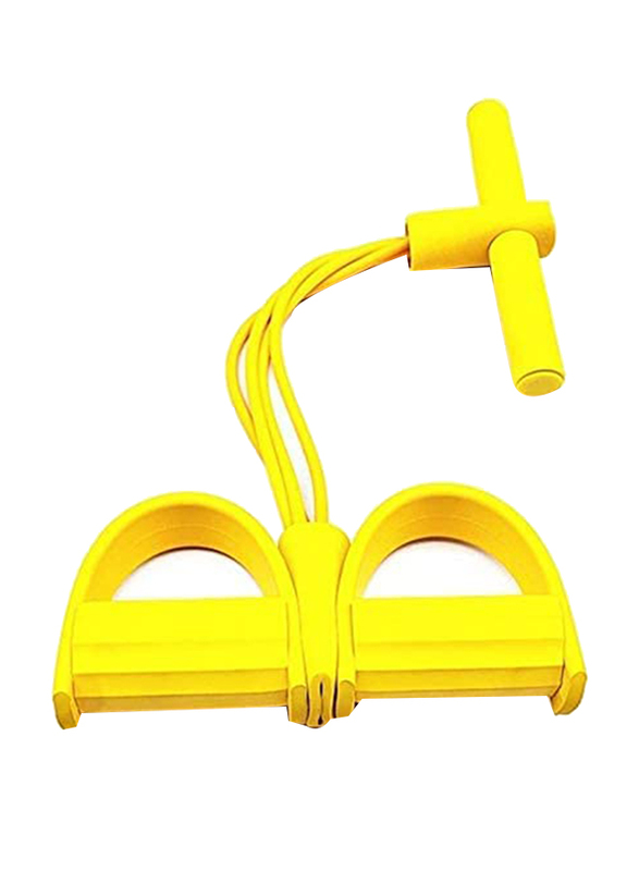 Ultimax Pedal Resistance 4-Tube Pull Rope with Foot Pedal Yoga Rally Strap, Yellow
Ultimax Pedal Resistance 4-Tube Pull Rope with Foot Pedal Yoga Rally Strap, Yellow