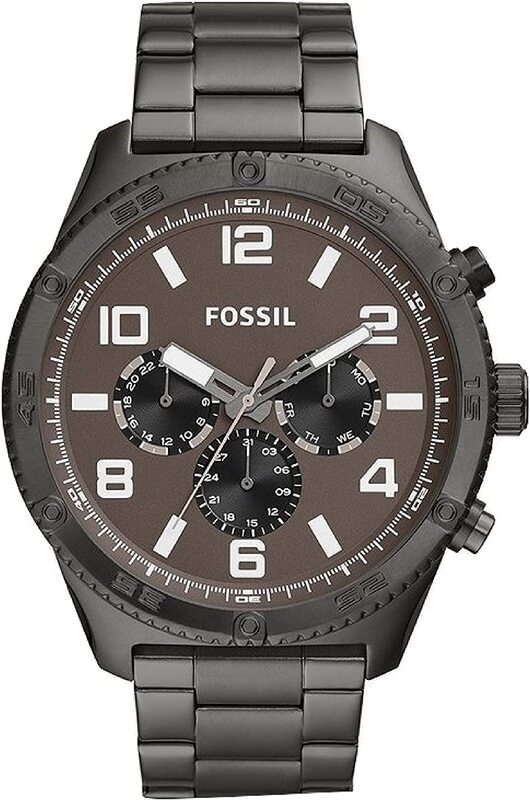 Fossil Brox Analog Watch for Men with Stainless Steel Band, Water Resistant and Chronograph, BQ2533, Black
Fossil Brox Analog Watch for Men with Stainless Steel Band, Water Resistant and Chronograph, BQ2533, Black