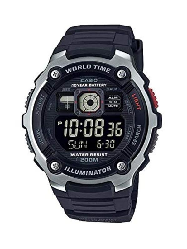 Casio Digital Watch for Men with Resin Band, Water Resistant, AE-2000W-1B, Black
Casio Digital Watch for Men with Resin Band, Water Resistant, AE-2000W-1B, Black