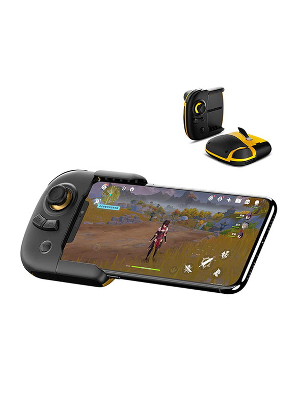 Flydigi Wasp 2 Elite One-Handed Mobile Gaming Controller for Smartphones, Black/Yellow
Flydigi Wasp 2 Elite One-Handed Mobile Gaming Controller for Smartphones, Black/Yellow