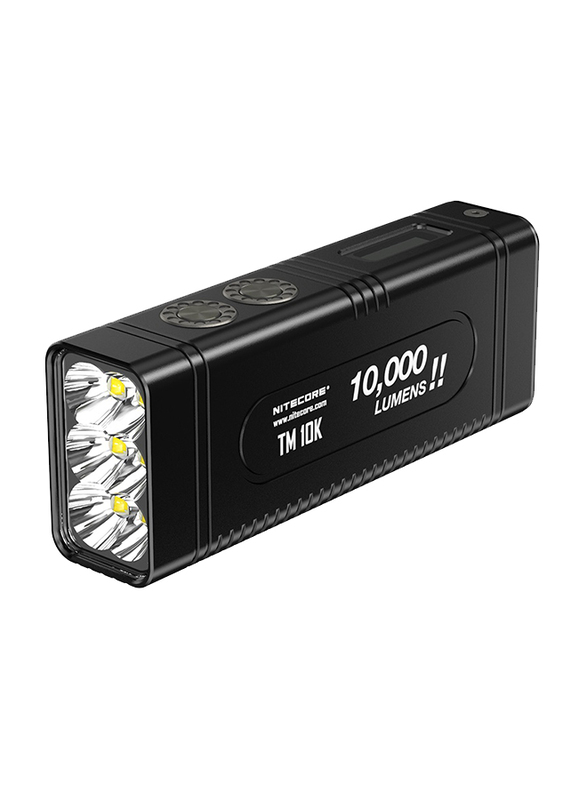 Nitecore TM10K Tiny Monster 10000 Lumens Burst Rechargeable Flashlight, Black
Nitecore TM10K Tiny Monster 10000 Lumens Burst Rechargeable Flashlight, Black