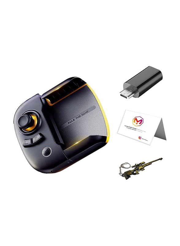 Flydigi Wasp 2 Elite Edition One-Handed Innovative Gamepad for Smartphones, Black/Yellow
Flydigi Wasp 2 Elite Edition One-Handed Innovative Gamepad for Smartphones, Black/Yellow
