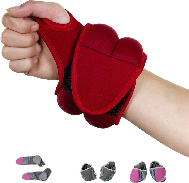 MaxStrength Neoprene Wrist Weight Cuffs with Thumb Loops & Easily Adjustable Hook, 1KG, Multicolour
MaxStrength Neoprene Wrist Weight Cuffs with Thumb Loops & Easily Adjustable Hook, 1KG, Multicolour