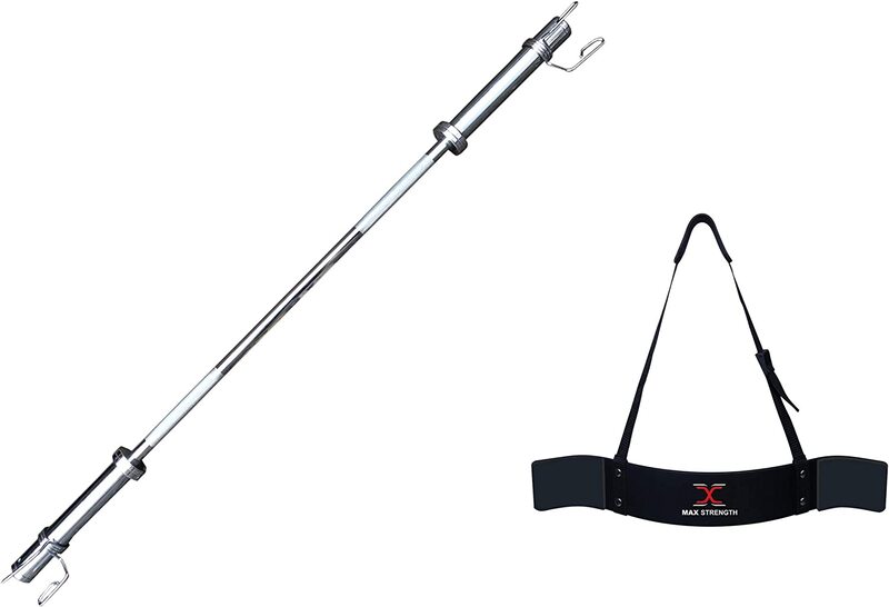 MaxStrength Olympic Bicep Bar for Bench Press, Dead Lift Lifting, Squat Plus Weightlifting Arm Blaster Adjustable Bodybuilding Bomber Bicep, 6 Feet, S
MaxStrength Olympic Bicep Bar for Bench Press, Dead Lift Lifting, Squat Plus Weightlifting Arm Blaster Adjustable Bodybuilding Bomber Bicep, 6 Feet, S