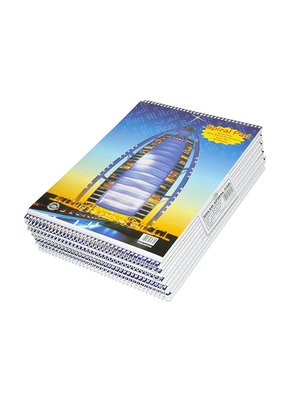 FIS Single Ruled with Micro Perforation & Top Spiral Writing Pad Set, 80 Sheets x 10 Pieces, A4 Size, FSPDA4SPPF80, Multicolour
FIS Single Ruled with Micro Perforation & Top Spiral Writing Pad Set, 80 Sheets x 10 Pieces, A4 Size, FSPDA4SPPF80, Multicolour