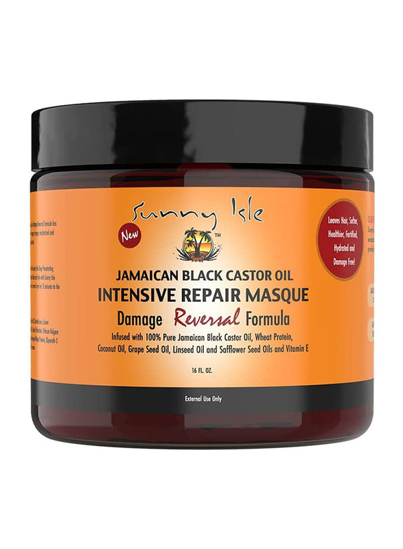 Sunny Isle Jamaican Black Castor Oil Intensive Repair Masque for Damage Hair, 16oz
Sunny Isle Jamaican Black Castor Oil Intensive Repair Masque for Damage Hair, 16oz