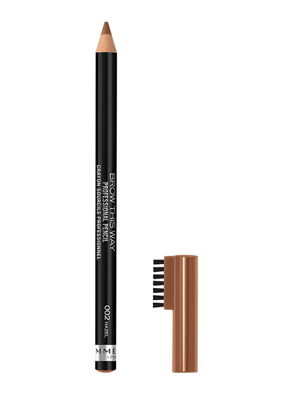 Rimmel London Professional Eyebrow Pencil with Brush Applicator, 1.4g, Hazel 02, Black
Rimmel London Professional Eyebrow Pencil with Brush Applicator, 1.4g, Hazel 02, Black