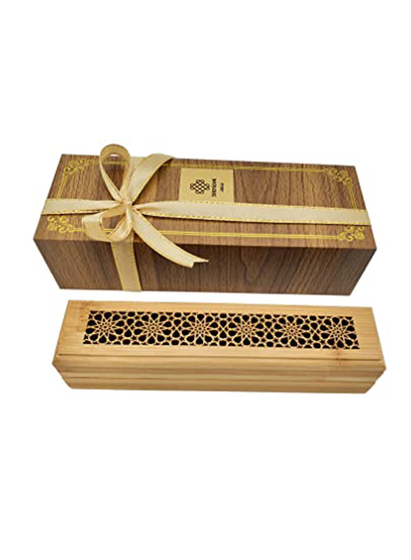 Beinlove 2 Layer Incense Burner Luxury Gift Set with 20 Cambodian Oud Sticks, Brown
Beinlove 2 Layer Incense Burner Luxury Gift Set with 20 Cambodian Oud Sticks, Brown
