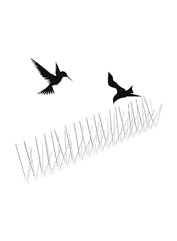 Hlxmesh 50cm Stainless Steel Anti-Bird Spikes for Pigeons & Small Birds, 20 Pieces, Silver
Hlxmesh 50cm Stainless Steel Anti-Bird Spikes for Pigeons & Small Birds, 20 Pieces, Silver