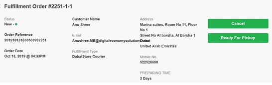 Merchant - Orders - How to Cancel an Order or an Item 3 - DubaiStore.com
