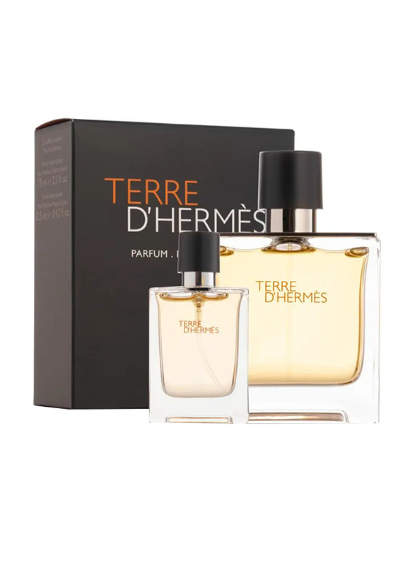 

Hermes 2-Piece Terre D'Hermes Travel Set for Men. 75ml EDP Perfume, 12.5ml EDP Perfume