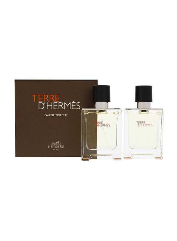 

Hermes Terre D'Hermes Perfume Set for Men, 2 x 50ml EDT Perfume