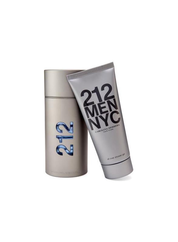 

Carolina Herrera 2-Piece 212 NYC Perfume Set for Men, 100ml EDT Perfume, 100ml Body Lotion