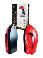 IronPro Handheld Steam Iron, 2400W, Red