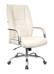 Breedge Kent PU Executive Office Chair, White