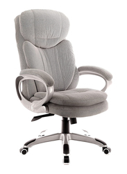 Breedge Boss Fabric Executive Office Chair, Grey