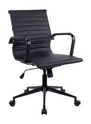 Breedge Leo PU Executive Office Chair, Black