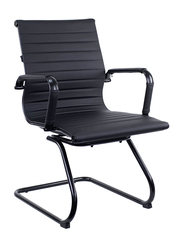 Breedge Leo PU Visitor Office Chair, Black