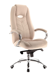 Breedge Drift PU Executive Office Chair, Beige