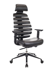 Breedge Ergo Leather Office Chair, Black