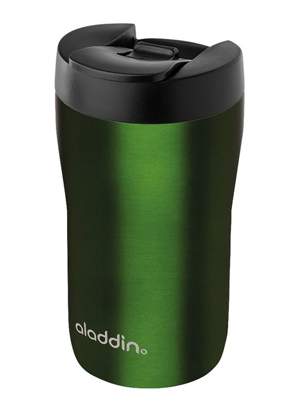 

Aladdin 0.25 Ltr Stainless Steel Latte Leak-Lock Double Wall Vacuum Mug, Green