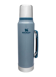 Stanley 1 Ltr Classic Legendary Stainless Steel Water Bottle, Hammertone Ice