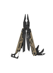 Leatherman Signal Nylon Coyote Tan Multi Tool, Brown/Black