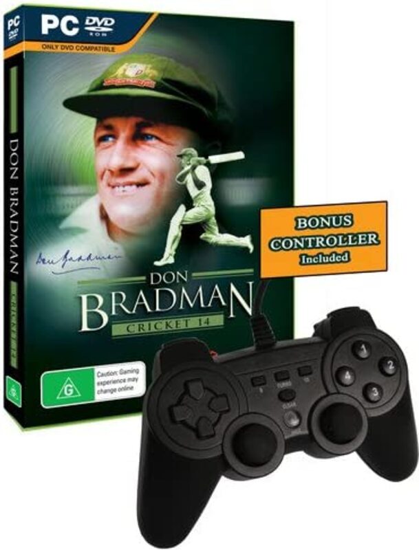 

Don Bradman Cricket 14 Limited Edition Bonus Pack with Controller for PC Games by Tru Blu