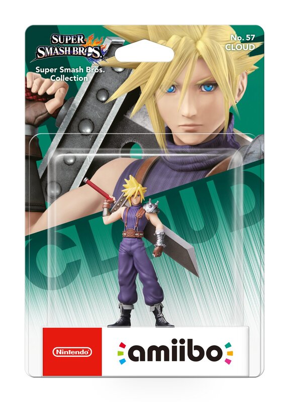 

Nintendo Super Smash Bros Cloud Version 1 Amiibo Action Figure