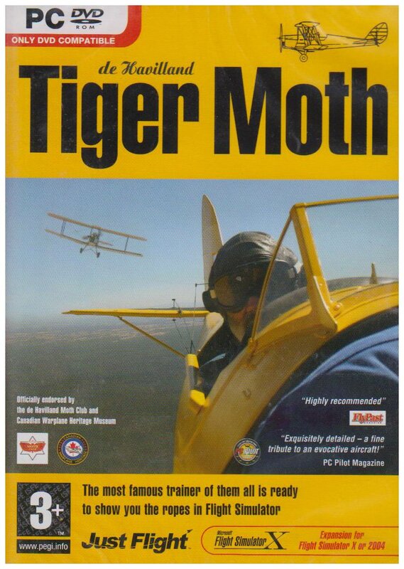 

Tiger Moth Video Game for PC Games by Just Flight