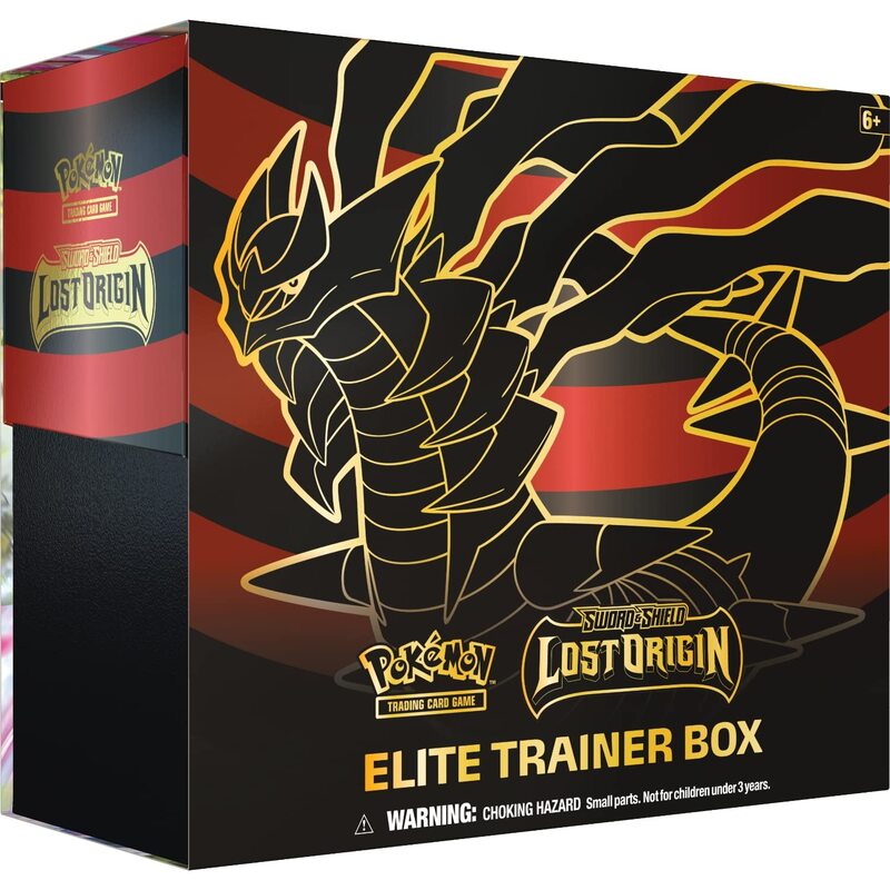 

Pokemon TCG word & Shield Lost Origin Elite Trainer Box Card Game, Multicolour