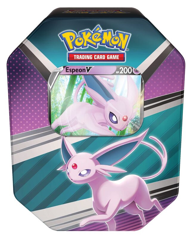 

Pokemon TCG Espeon V Heroes Tin Trading Card Game, Multicolour