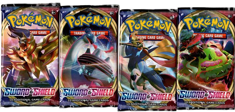 

Pokemon 10-Cards Sword & Shield Trading Card Game, Multicolour