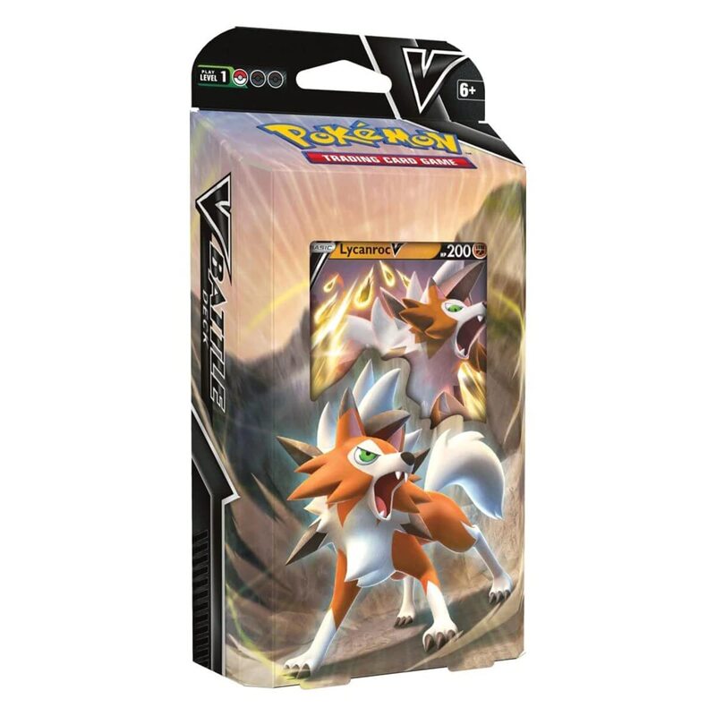 

Pokemon Lycanroc V & Corviknight V Battle Deck Card Game, Multicolour