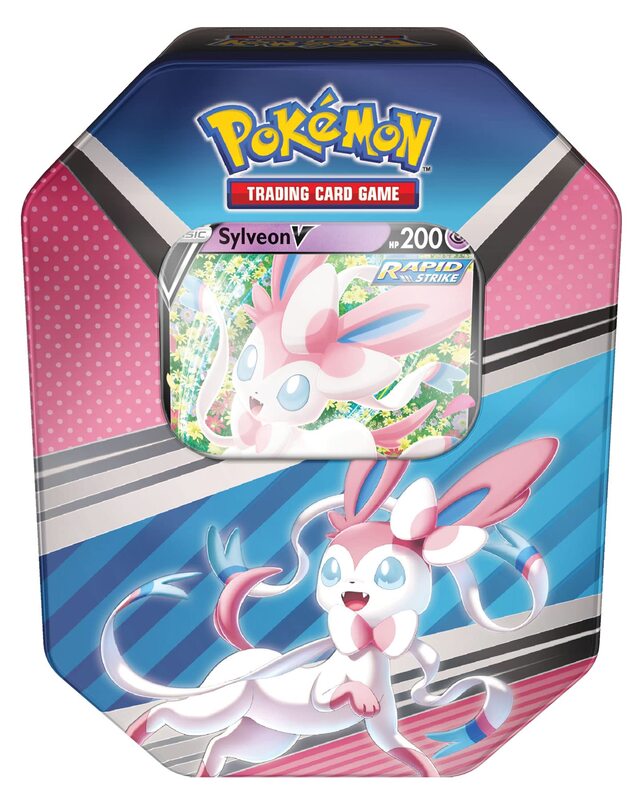 

Pokemon TCG Sylveon V Heroes Tin Trading Card Game, Multicolour