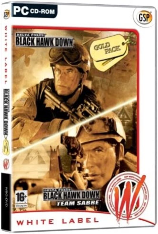 

Delta Force Black Hawk Down Team Sabre Gold Pack Video Game for PC Games by White Label