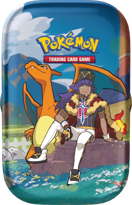 

Pokemon TCG Leon & Charizard Crown Zenith Mini Tin Card Game, Multicolour