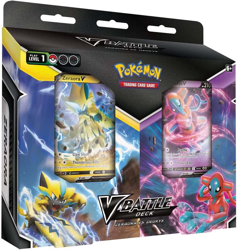 

Pokemon TCG Zeraora V vs. Deoxys V Battle Deck Trading Card Game, Multicolour