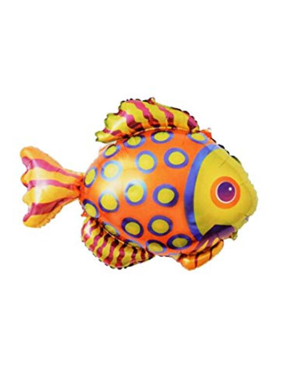 

Party Fun 35-Inch Tropical Fish Foil Balloons for Themed Party Birthday Party/Baby Shower/Wedding Party, All Ages