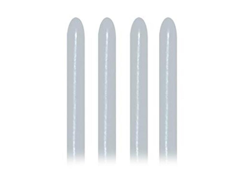 

Sempertex 260Q Long Latex Balloons, 50-Piece, Silver
