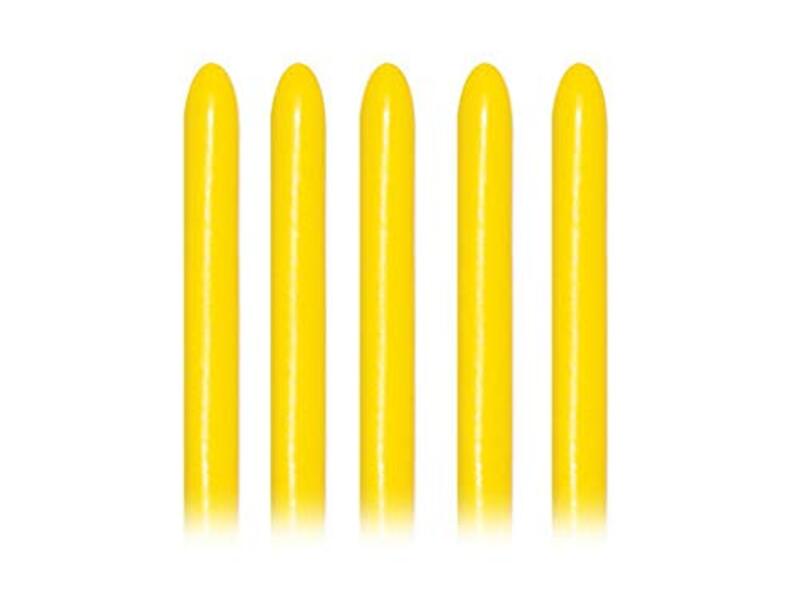 

Sempertex 260q Long Balloon Fashion Latex Balloons Set, 50-Piece, Yellow