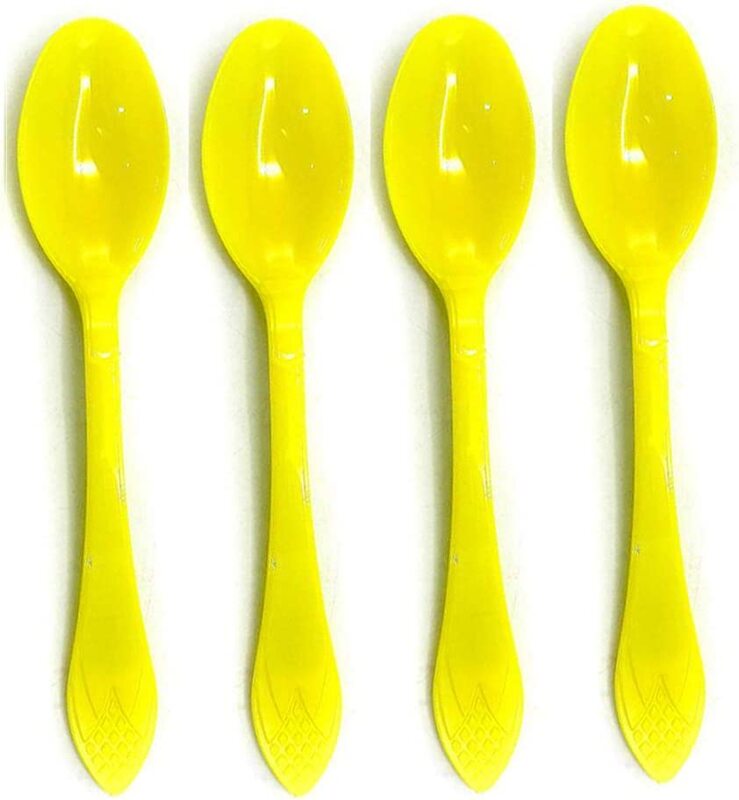 

Generic 24-Piece 17cm Party Fun Plastic Spoon Set, Yellow