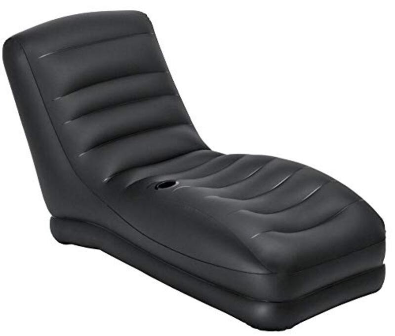 

Intex Inflatable Chaise Lounge Chair, Black