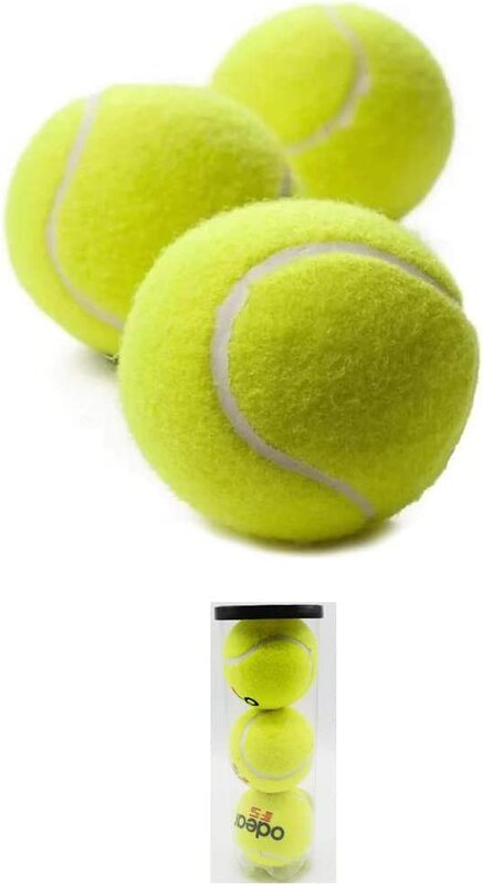 

Strong & Beautiful Multi-Purpose Cricket Tennis Ball, 3 Pieces, Yellow