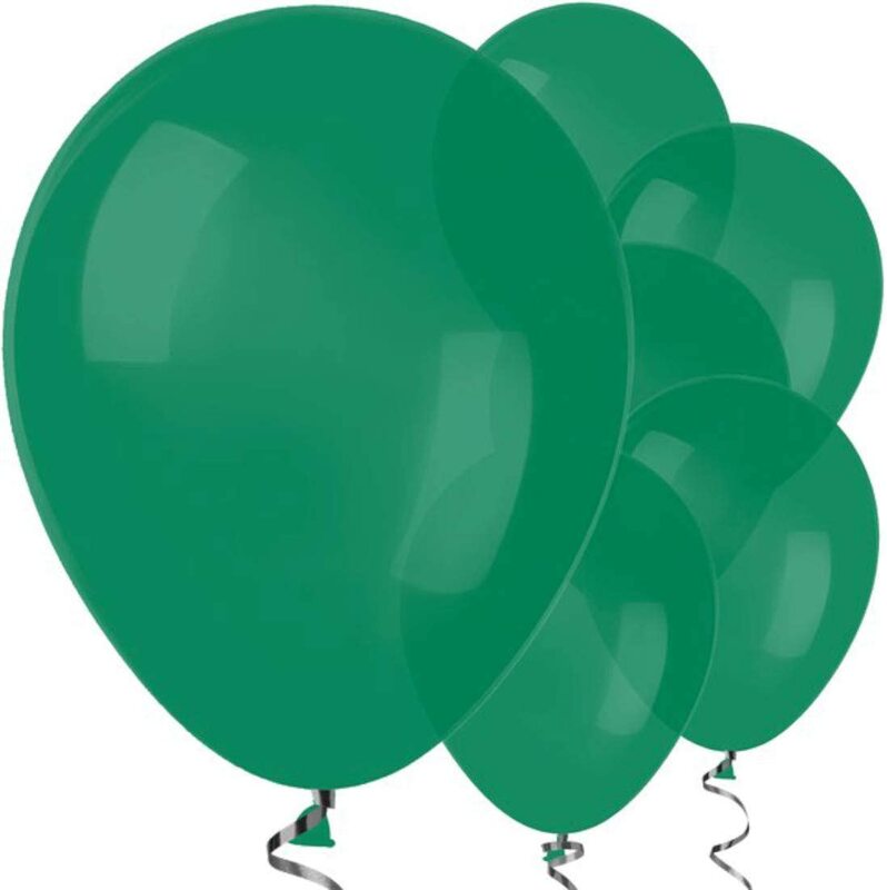 

Amscan Forest Green Round Balloons, 50-Piece, Green