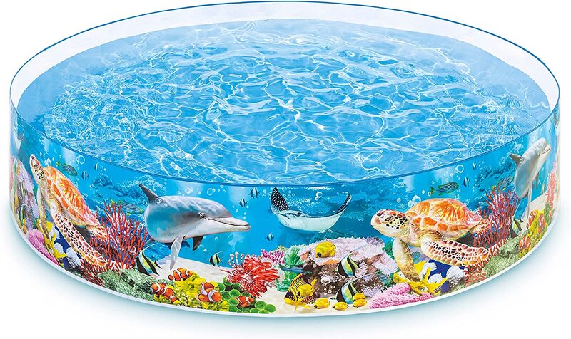 

Intex Snap Set Kiddie Swimming Pool, Deep Sea Blue