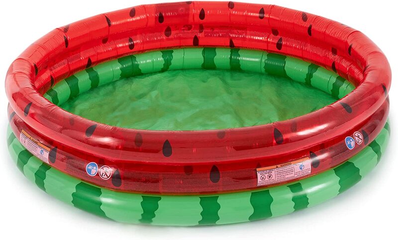 

Intex Round Swimming and Wading Watermelon Pool for Ages 2+, 66-Inch, Red/Green