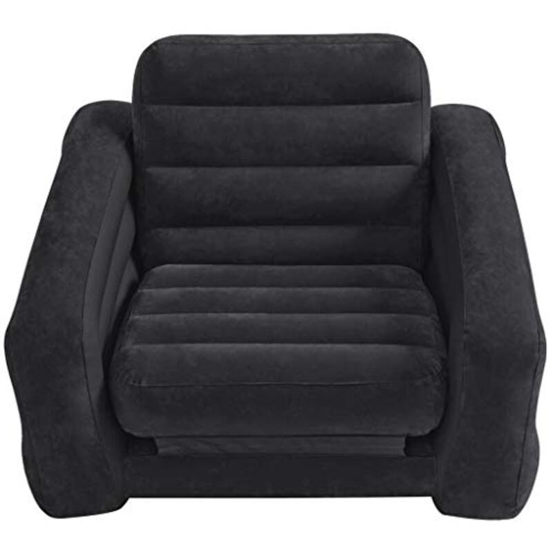 

Intex Inflatable Pull-out Air Mattress Chair, Black